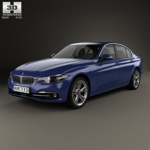 BMW 3 Series F30 Sport Line 2015 3D Model