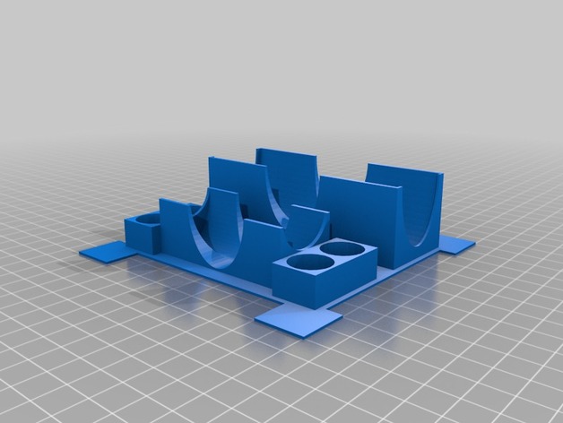 Magic Maze Pawn and Timer Holder 3D Print Model