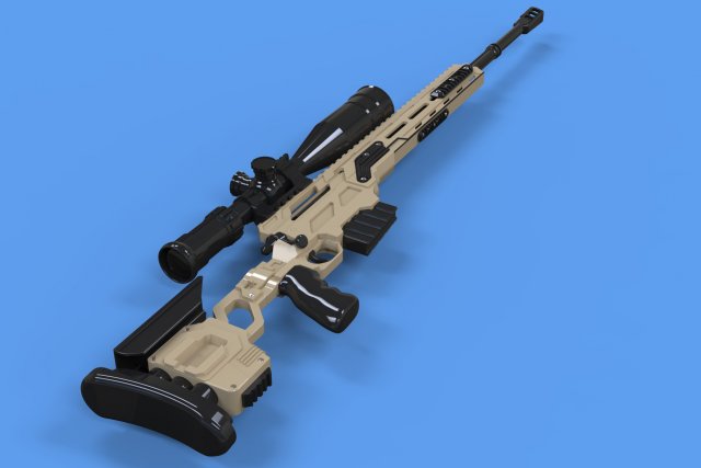 Cdxsniperrifle 3D Model