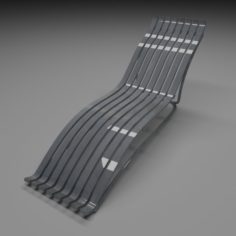 Terrace seat 3D Model