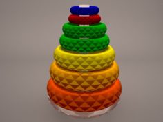 Ring Tower 3D Model