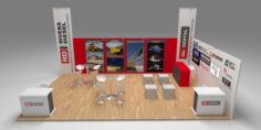 Exhibition stand 8 x 5m 3D Model
