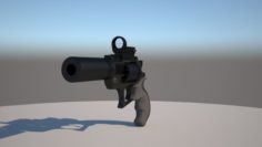 Revolver SciFi 3D Model