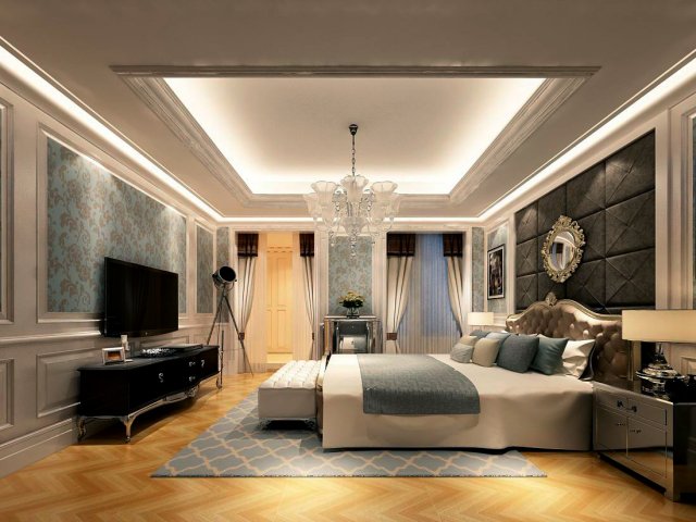 Beautifully stylish and luxurious bedrooms 111 3D Model