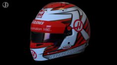 MAGNUSSEN Bell racing helmet 2018 3D Model