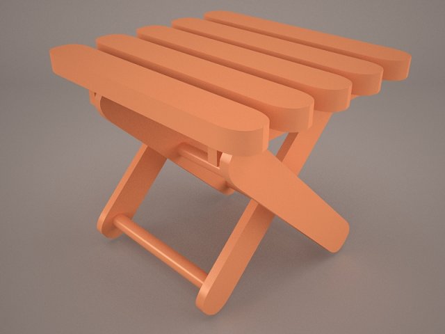 Fishing Chair 3D Model