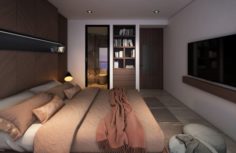 BK Park Hill Bedroom 3D Model