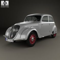 Peugeot 202 Berline 1938 3D Model