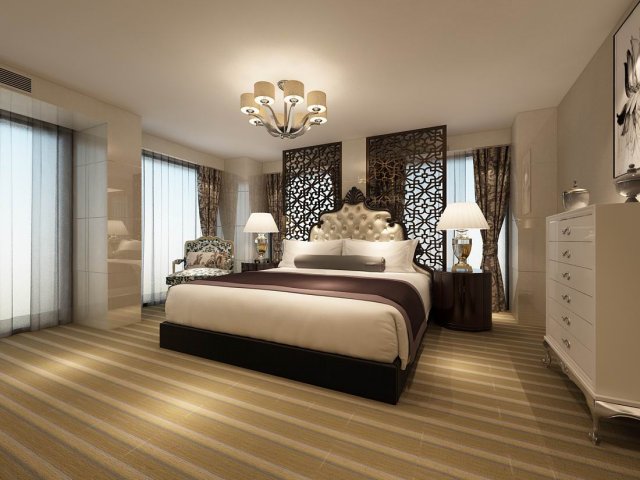 Beautifully stylish and luxurious bedrooms 114 3D Model