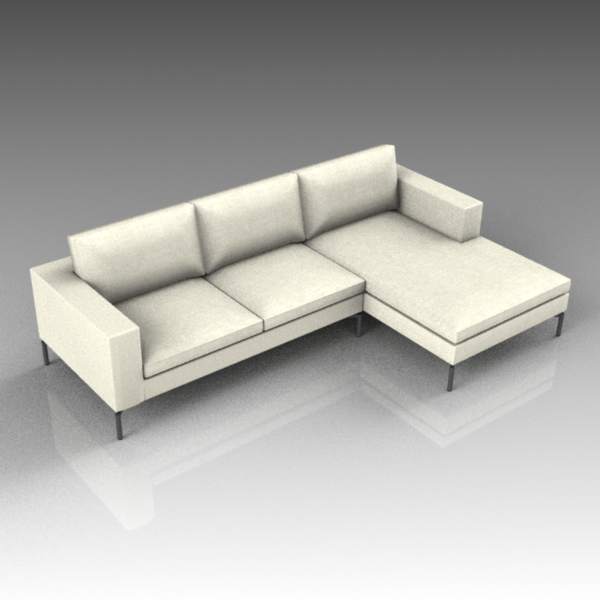 New Standard Chaise 3D Model