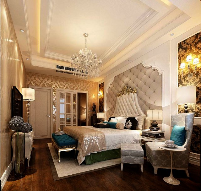 Beautifully stylish and luxurious bedrooms 78 3D Model