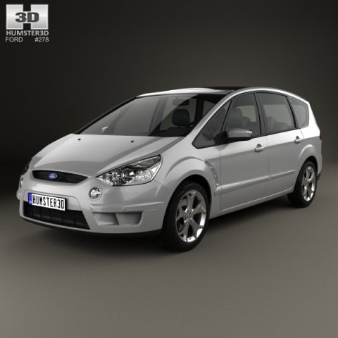 Ford S-Max 2006 3D Model