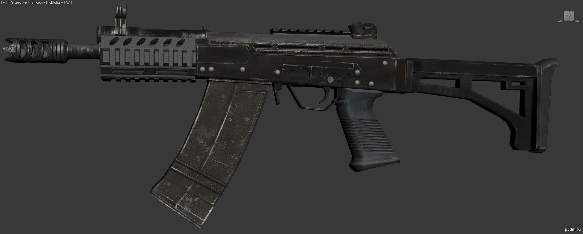 Saiga 12 3D Model