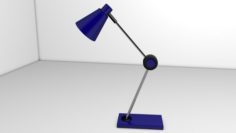 TABLE LAMP SIMPLE AND SLIM TABLE LAMP 3D MODELING 3D Model