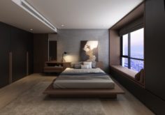 CH master bedroom 3D Model