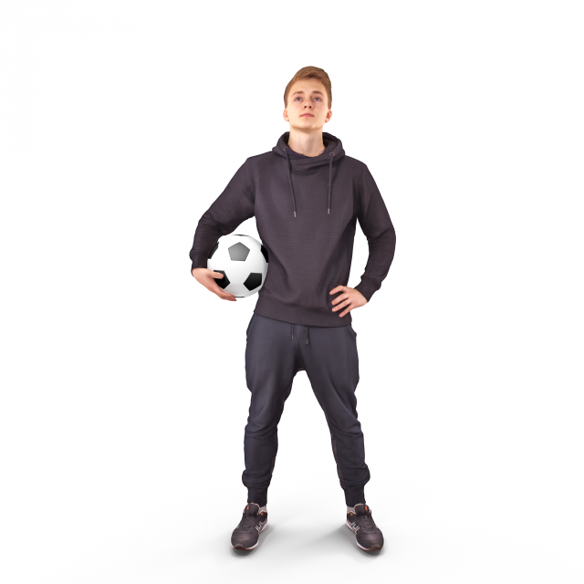 Soccerman 3D Model