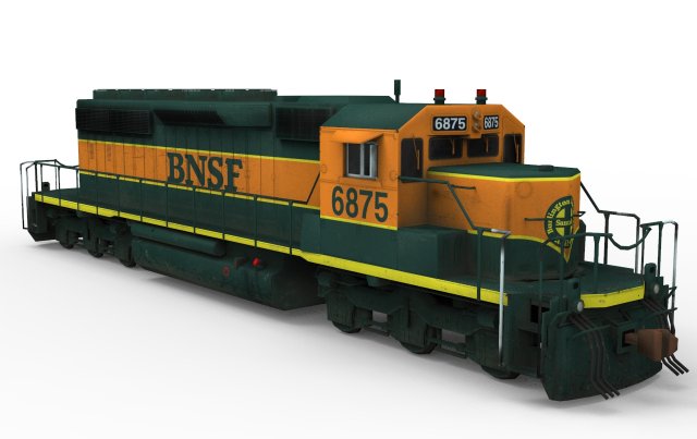 SD 40-2 3D Model