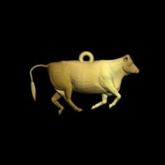 cow pendant 3D Print Model