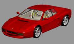 Ferrari testarossa 3D Model