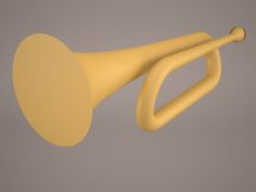 Trumpet Bugle 3D Model