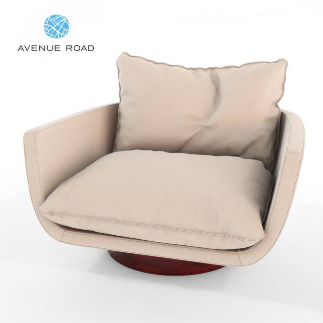 Rua Ipanema Lounge Chair 3D Model