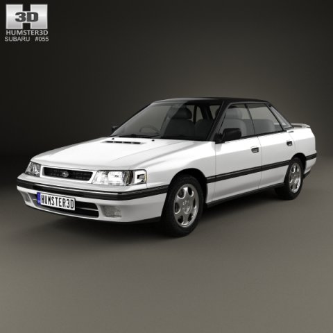 Subaru Legacy 1989 3D Model