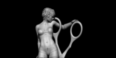 Statuette Caprice 3D Model