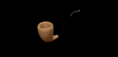 Curved pipe 3D Model