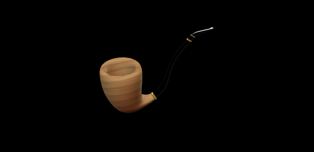 Curved pipe 3D Model