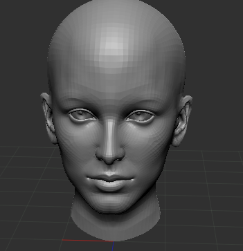 FemaleHead Free 3D Model