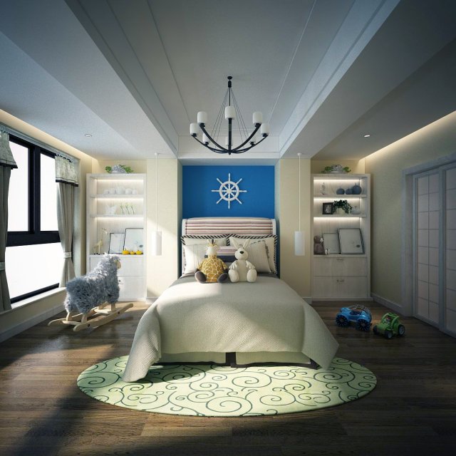Beautifully stylish and luxurious bedrooms 43 3D Model