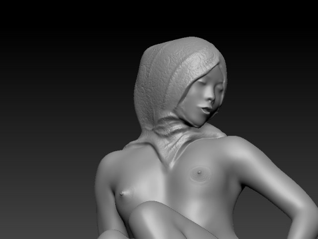 Yasmine is dreaming 3D Model