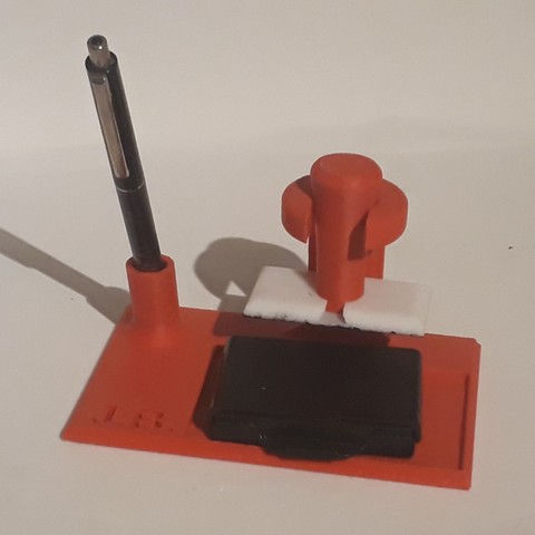 Buffer base + pen 3D Print Model