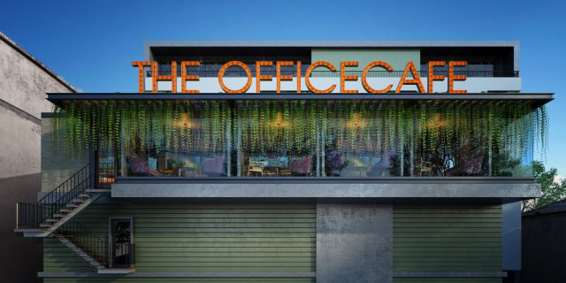 AD Cafe Exterior 3D Model