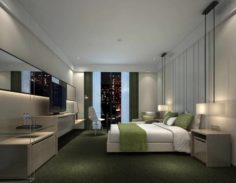 Beautifully stylish and luxurious bedrooms 42 3D Model