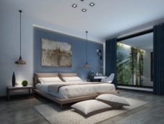 Bedroom – Modern Style – 9427 3D Model