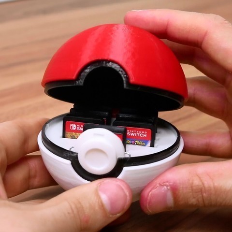 pokeball switch case 3D Print Model