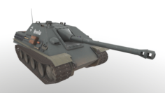 Jagdpanther Real Time PBR 3D Model