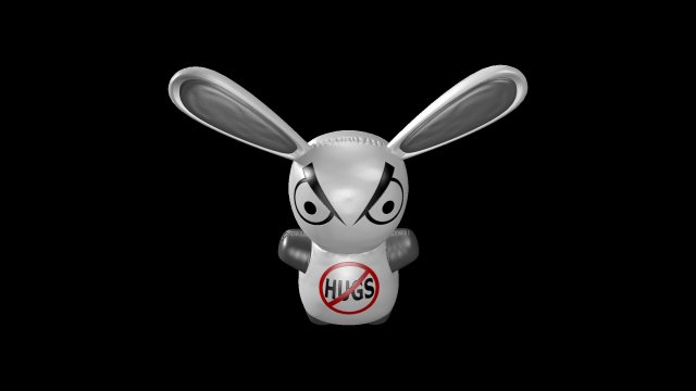 Evil Bunny 3D Model