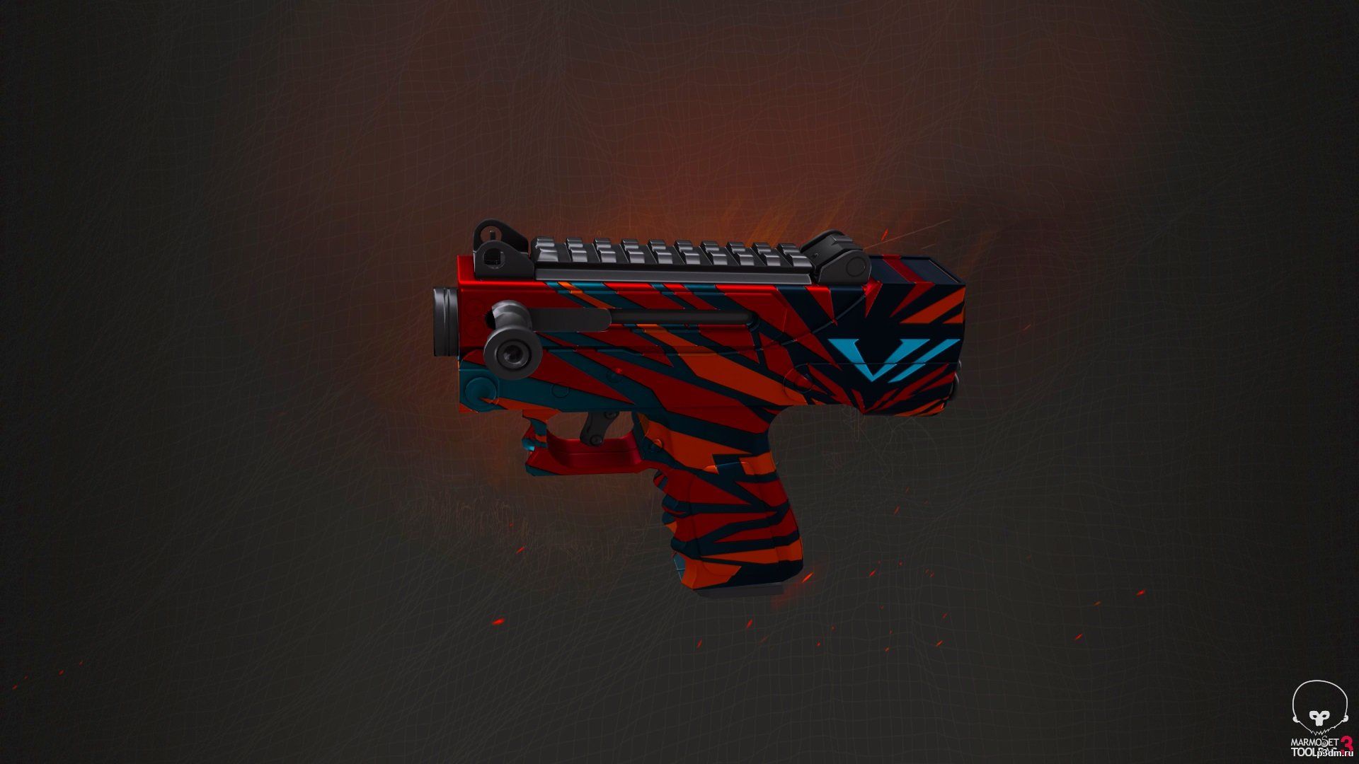 MPA 930 DMG в камуфляже – 6 годовщина 3D Model