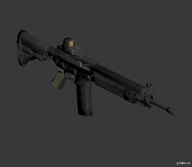 SIG 556 3D Model