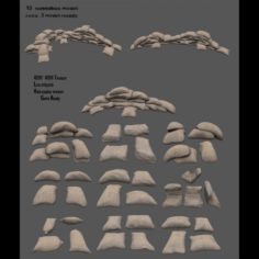 Sandbag 3D Model