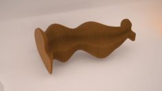 Femine bench 3D Model
