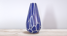 Dawson Blue Vase 3D Model