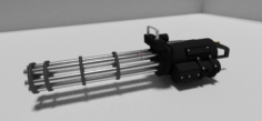Minigun 3D Model