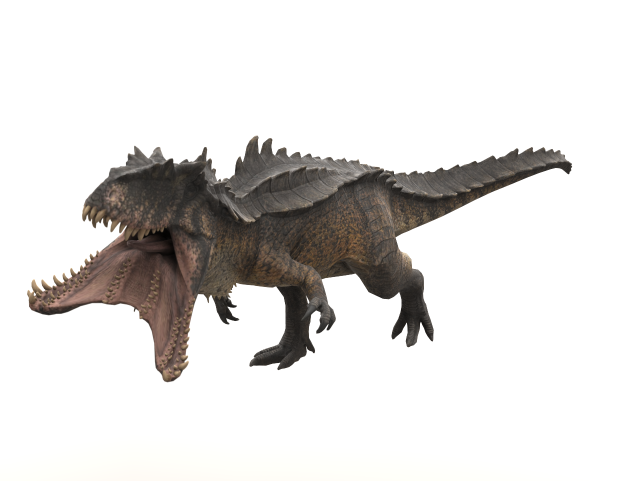 Hyperendocrin Giganotosaurus 3D Model