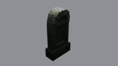 Grave Low Poly Free 3D Model