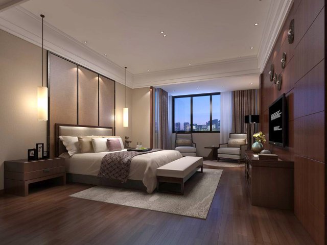 Bedroom – Chinese style-9431 3D Model