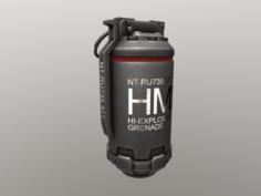 Grenade HMX 3D Model