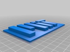 MIT Logo 3D Print Model